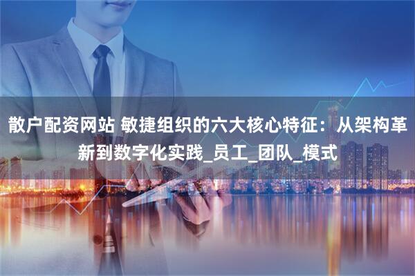 散户配资网站 敏捷组织的六大核心特征：从架构革新到数字化实践_员工_团队_模式